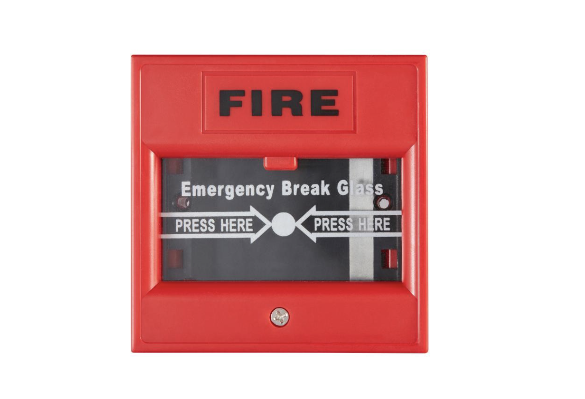 Rompe Vidrio Emergencia Hikvision Rojo NO/NC DS-K7PEB